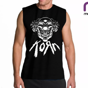 Playera Korn Muy mío Rock negro sin mangas hombre