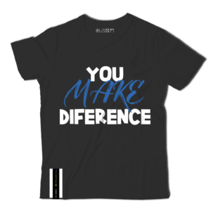 Playera You make diference Negra Digraphic Studio