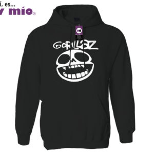 Sudadera Gorillaz Muy mio Negra Unisex