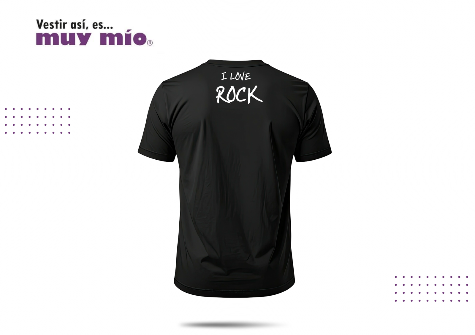 Playera Muy Mío Ilove Rock - Imagen 3